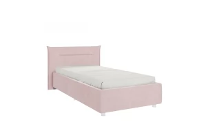 Кровать 0.9 Альба (нежно-розовый)