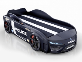 Кровать-машина Royal Berton Police черная